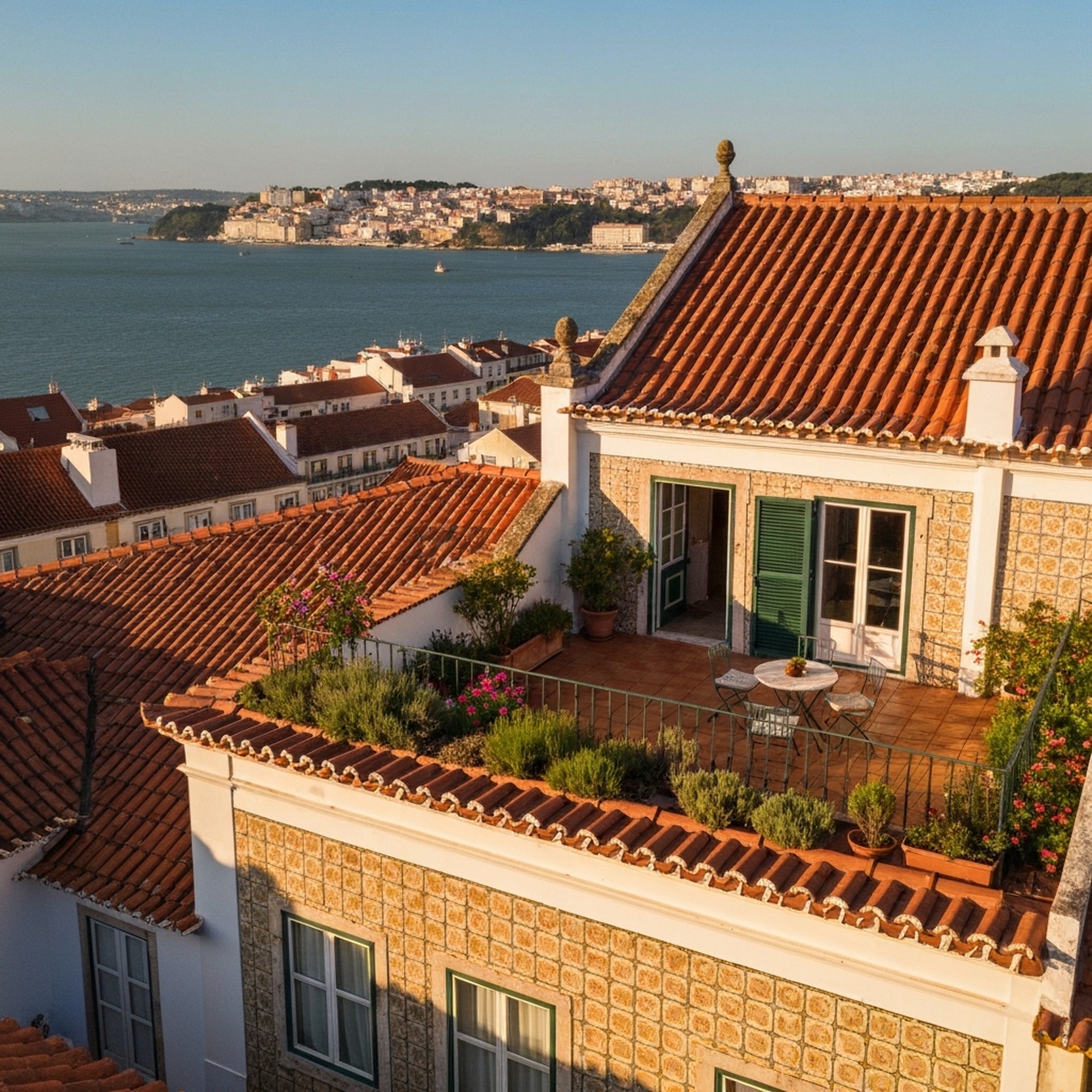 Townhouse with River Views in Alfama, Lisbon